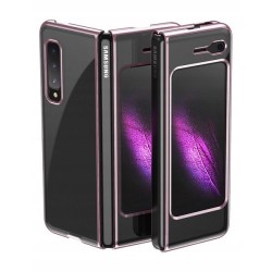 Etui Pc Case Luxury Plating Do Samsung Z Fold 4 Różowy