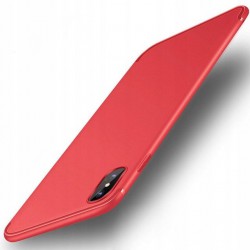 Etui Silikonowe Ultra Slim Matt IPHONE X / XS Czerwone