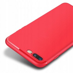 Etui Silikonowe Ultra Slim Matt IPHONE 7 Plus /8 Plus Czerwone