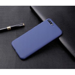 Etui Silikonowe Ultra Slim Matt Huawei Y6 2018 Niebieskie