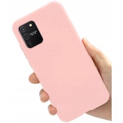Etui Slim Silikon Matt Do Samsung Galaxy Note 10 Lite Różowy