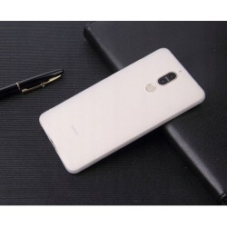 Etui Silikonowe Ultra Slim Matt Huawei Mate 10 Lite Przezroczyste (Mleczne)