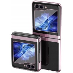 Etui Pc Case Luxury Plating Do Samsung Z Flip 5 Różowy