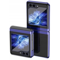 Etui Pc Case Luxury Plating Do Samsung Z Flip 5 Niebieski