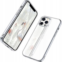 Etui Slim Luxury Case Do Iphone 13 Pro Max Srebrny