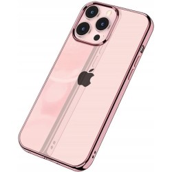 Etui Slim Luxury Case Do Iphone 14 Pro Max Różowe Złoto