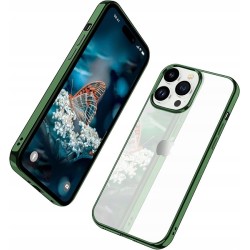 Etui Slim Luxury Case Do Iphone 15 Pro Zielony