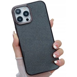 Etui Silikon Luxury Brokat Case Do Iphone 12 Pro Czarny