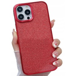 Etui Silikon Luxury Brokat Case Do Iphone 12 Pro Max Czerwony