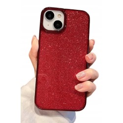 Etui Silikon Luxury Brokat Case Do Iphone 13 Czerwony
