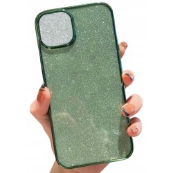 Etui Silikon Luxury Brokat Case Do Iphone 13 Zielony