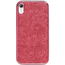 Etui Silikon Luxury Brokat Case Do Iphone XR Czerwony