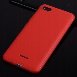 Etui Silikonowe Ultra Slim Matt Xiaomi Redmi 6A Czerwone