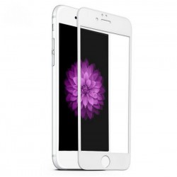 Szkło hartowane Iphone 6 Plus,6S Plus Cały Ekran Białe