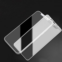 Szkło hartowane Iphone XS MAX Cały Ekran Białe