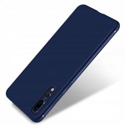 Etui Silikonowe Ultra Slim Matt Huawei P20 Pro Niebieskie