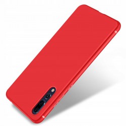 Etui Silikonowe Ultra Slim Matt Huawei P20 Pro Czerwone