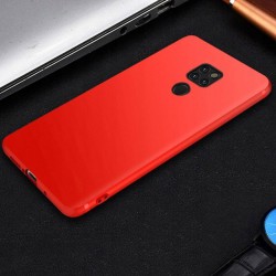 Etui Silikonowe Ultra Slim Matt Huawei Mate 20 Czerwone