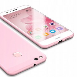 Etui Silikonowe Ultra Slim Matt Huawei P10 Lite Różowe