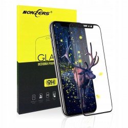 Szkło Premium Glass NONZERS 5D iphone X / XS Czarne