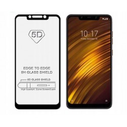 Szkło hartowane 5D Xiaomi Pocophone F1 Cały Ekran Czarne